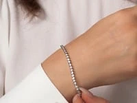 Diamond Tennis Bracelet in 10K White Gold (1.00 ct tw)