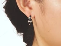 Sapphire Earrings in 10K Yellow Gold