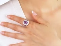 Amethyst Ring 10K Yellow Gold