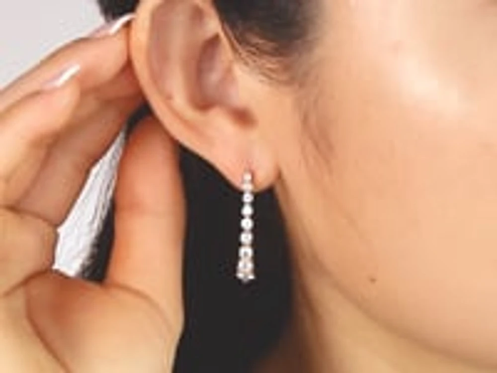 Lab Grown Diamond Hoop Earrings in 14K Yellow Gold (2.00ct tw)