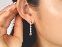 Lab Grown Diamond Hoop Earrings in 14K Yellow Gold (2.00ct tw)