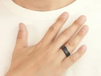 Men's 8mm Tungsten Ring - Size 10