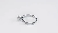 14K White Gold Engagement Ring (0.75ct tw)
