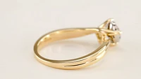 10K Yellow Gold Diamond Promise Ring (0.25 ct tw)