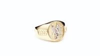 Men's Eagle Ring 10K Yellow Gold