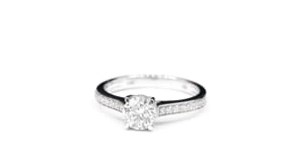 Diamond Engagement Ring 14K White Gold (1.15 ct tw)