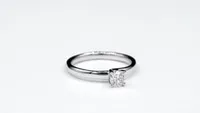 Diamond Solitaire Engagement Ring 14K White Gold (0.40 ct tw)