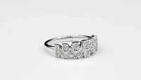 Diamond Anniversary Ring 10K White Gold (0.40 ct tw)