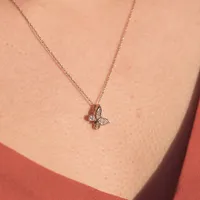 Butterfly Diamond Pendant | Ann-Louise Jewellers