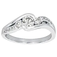 Diamond Engagement Ring 14K White Gold (0.50ct tw)