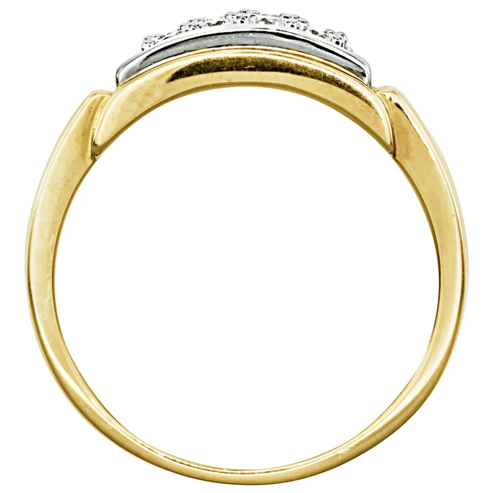 Diamond Men's Ring in 10K Yellow Gold (0.50ct tw)