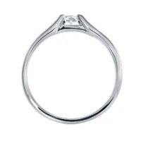 Diamond Promise Ring 10K White Gold (0.10 ct tw)