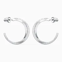 Swarovski Crystal Twist Hoop Pierced Earrings | 5563908