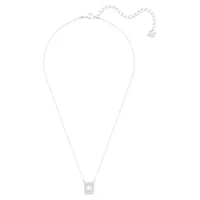 Swarovski Millenia necklace - Square Zirconia, White, Gold-tone | 5599