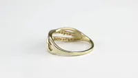 Multi-Strand Diamond Wedding Band 10K Yellow Gold (0.15ct tw)