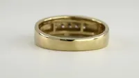 Gent's Channel Set Diamond Ring 10K Yellow Gold (0.25 ct tw)