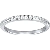 Diamond Wedding Band 18K White Gold (0.24ct tw)