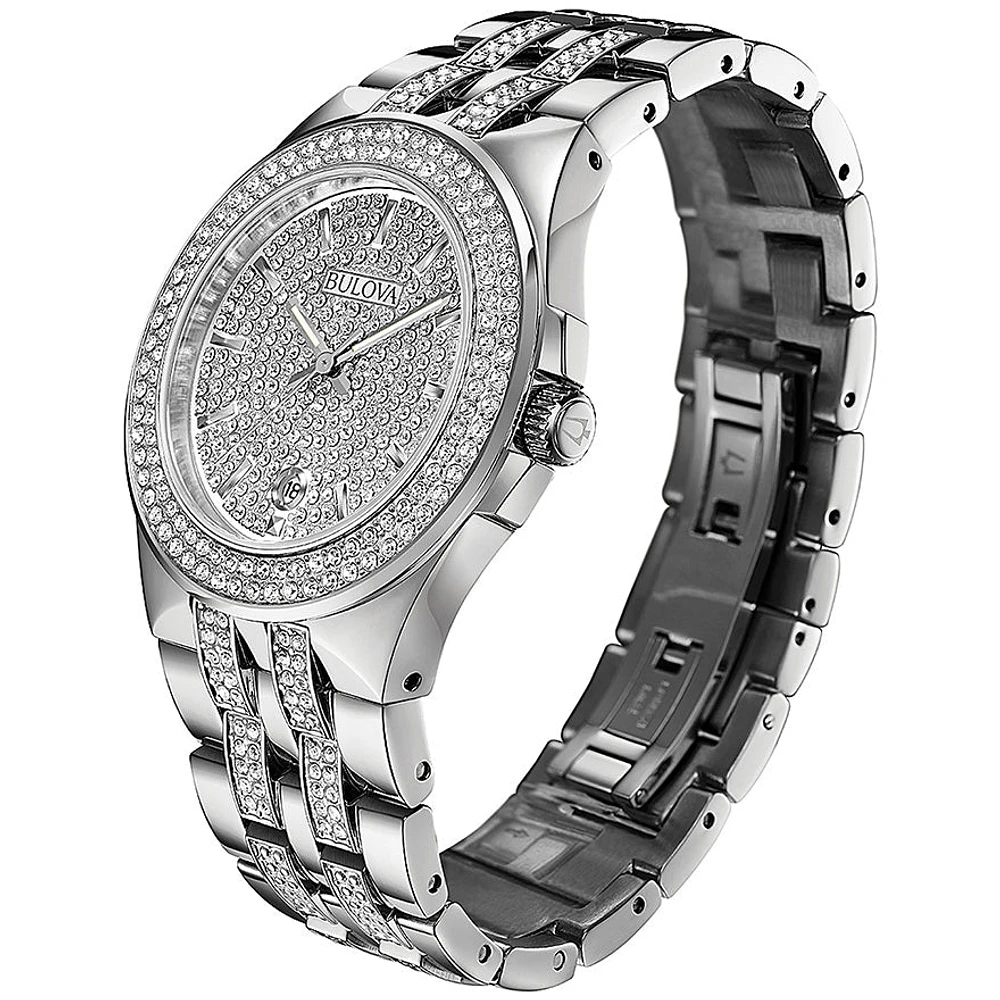 Bulova Men's Crystal Accent Watch | 96B235