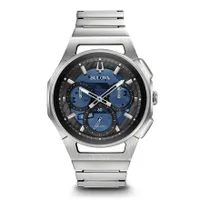 Bulova Curv Blue Dial Chronograph | 96A205