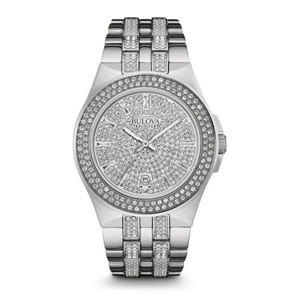 Bulova Men's Crystal Accent Watch | 96B235