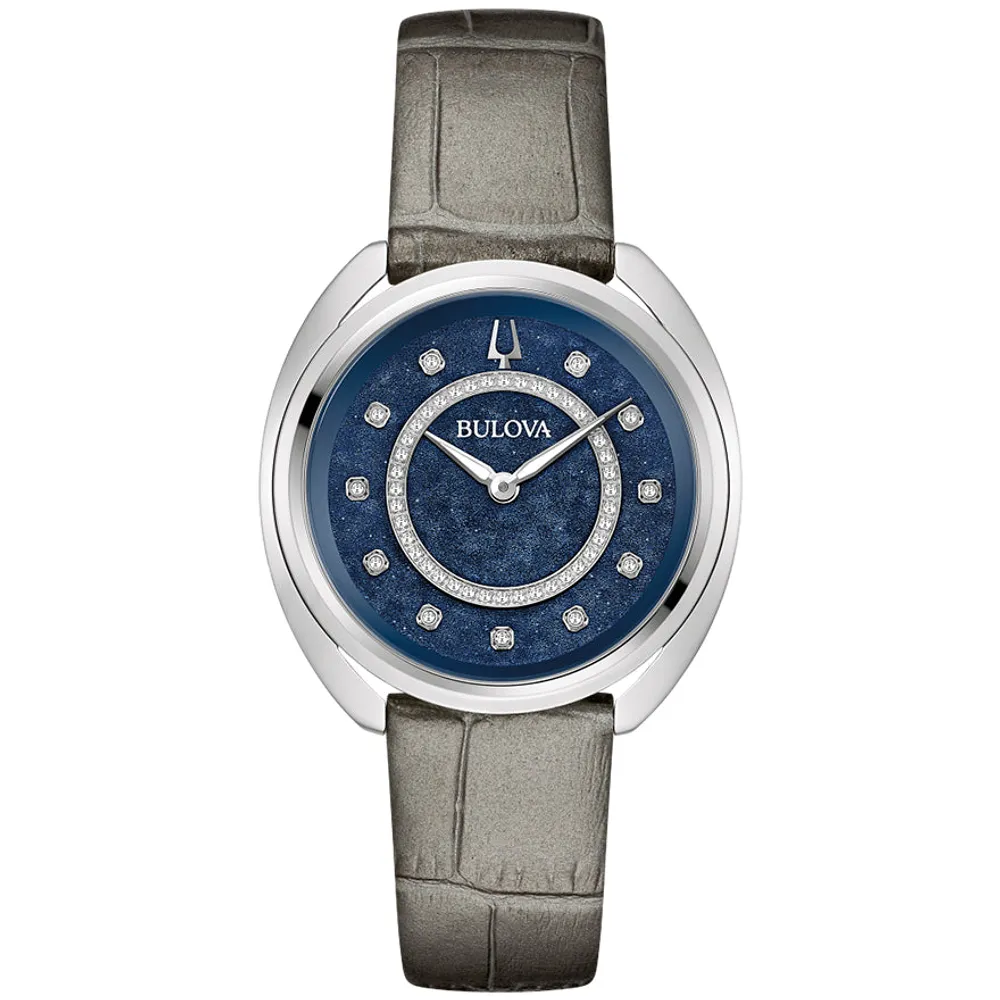 Bulova Duality Women's Blue Dial Quartz Watch | 96X160