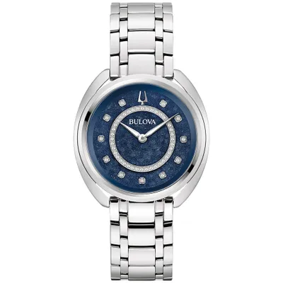 Bulova Duality Women's Blue Dial Quartz Watch | 96X160