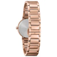 Bulova Women's Modern Diamond Rose Gold Tone Watch | 97P132