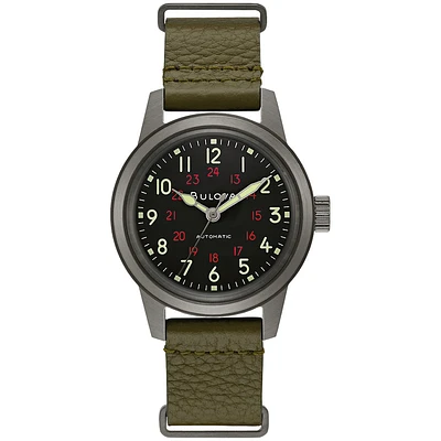 Bulova Hack Men's Automatic Watch | 98A255