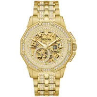 Bulova Octava Gold-Tone Dial Stainless Steel Bracelet | 98A292