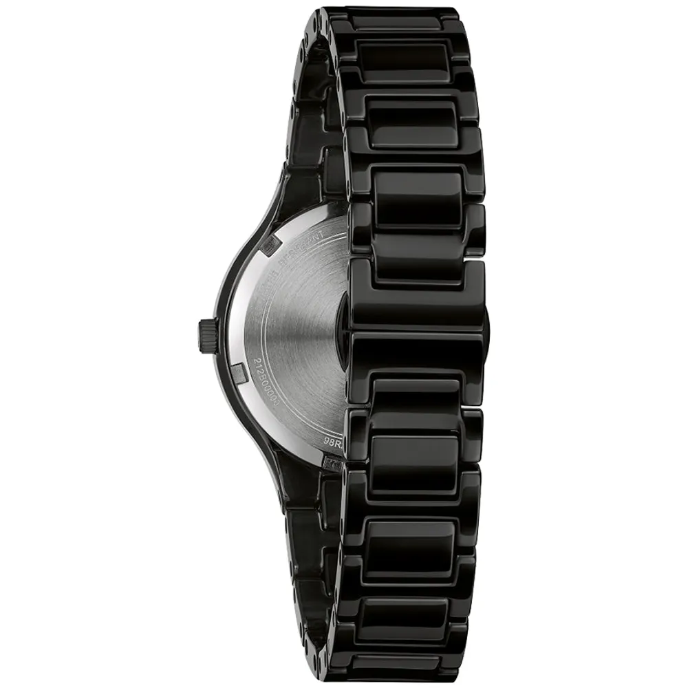 Bulova Millennia Black Dial Ceramic Bracelet | 98R293