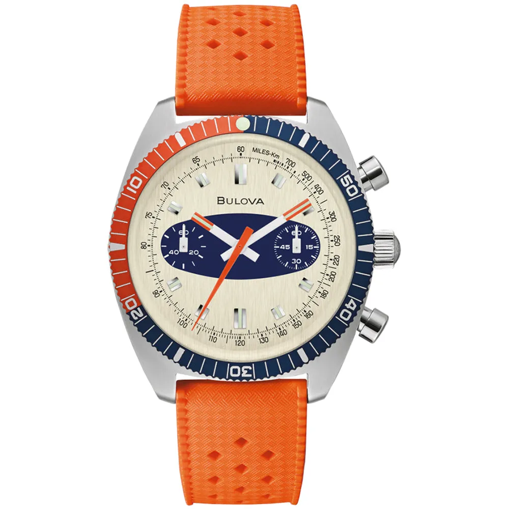 Bulova Chronograph A "Surfboard" Men's Watch | 98A254