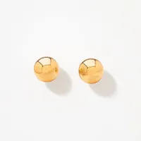 Ball Stud Earrings in 14K Yellow Gold