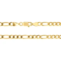 3.60mm Figaro Chain in 10K Italian Yellow Gold (22”)