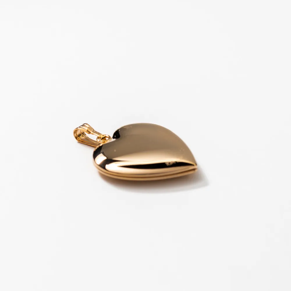 Heart Locket in 10K Yellow Gold