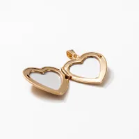 Heart Locket in 10K Yellow Gold