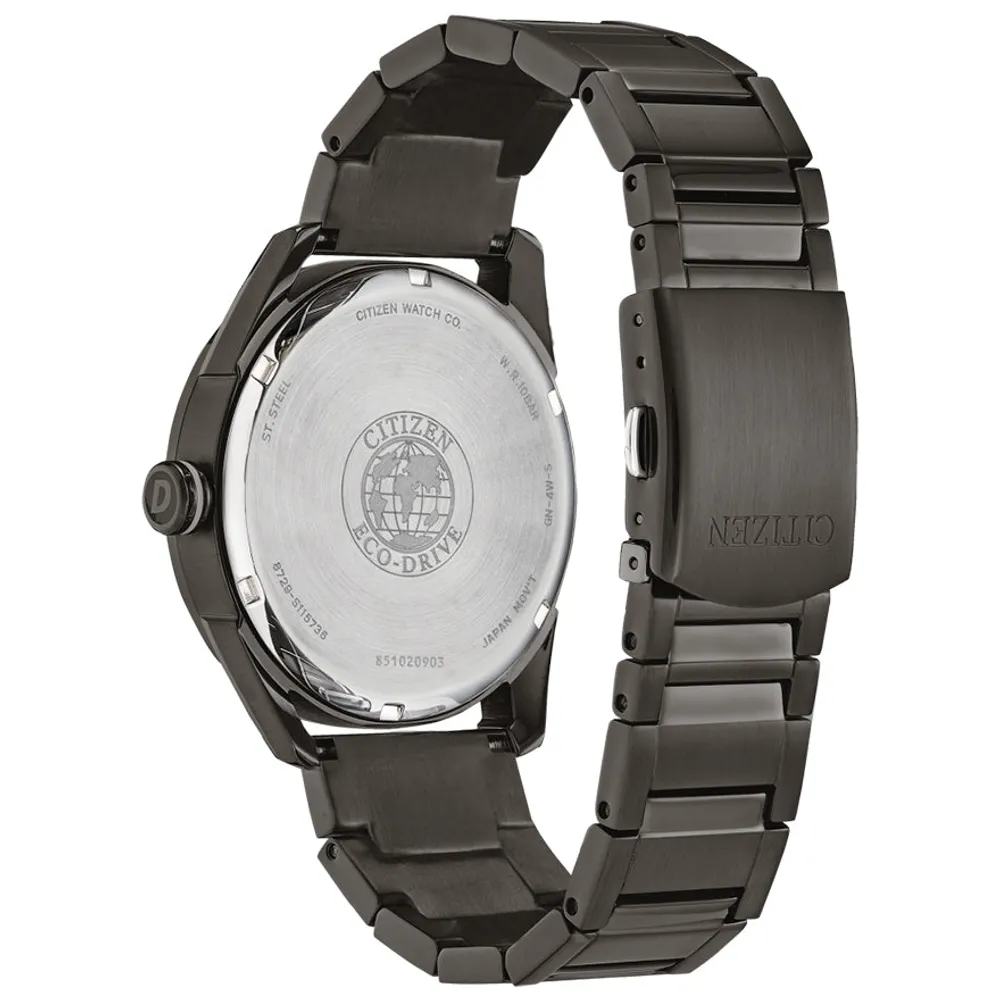 Citizen Drive Men's Eco-Drive Watch In Gray Ion Plated Stainless Steel