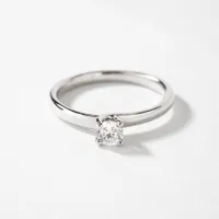 Diamond Solitaire Ring 14K White Gold (0.25ct tw)