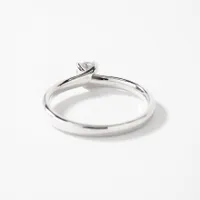 Diamond Solitaire Ring 14K White Gold (0.25ct tw)