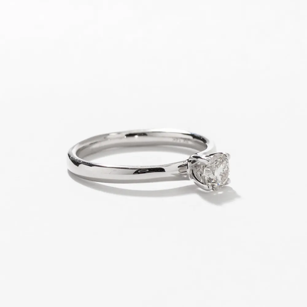 Diamond Solitaire Engagement Ring 14K White Gold (0.40 ct tw)