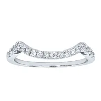 Matching Diamond Wedding Band 10K White Gold (0.20ct tw)