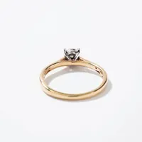 Diamond Promise Ring 10K Yellow and White Gold (0.05 ct tw)