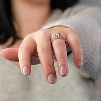 Diamond Engagement Ring 14K White Gold (1.00 ct tw)
