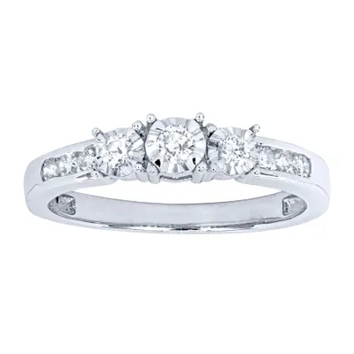 Diamond Anniversary Ring 10K White Gold (0.25ct tw)