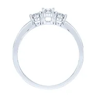 Diamond Anniversary Ring 10K White Gold (0.25ct tw)