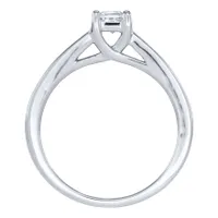 Princess Cut Diamond Engagement Ring 14K White Gold (0.66 ct tw)