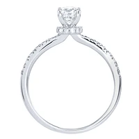 14K White Gold Engagement Ring (0.75ct tw)