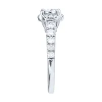 Diamond Engagement Ring 14K White Gold (0.90 ct tw)