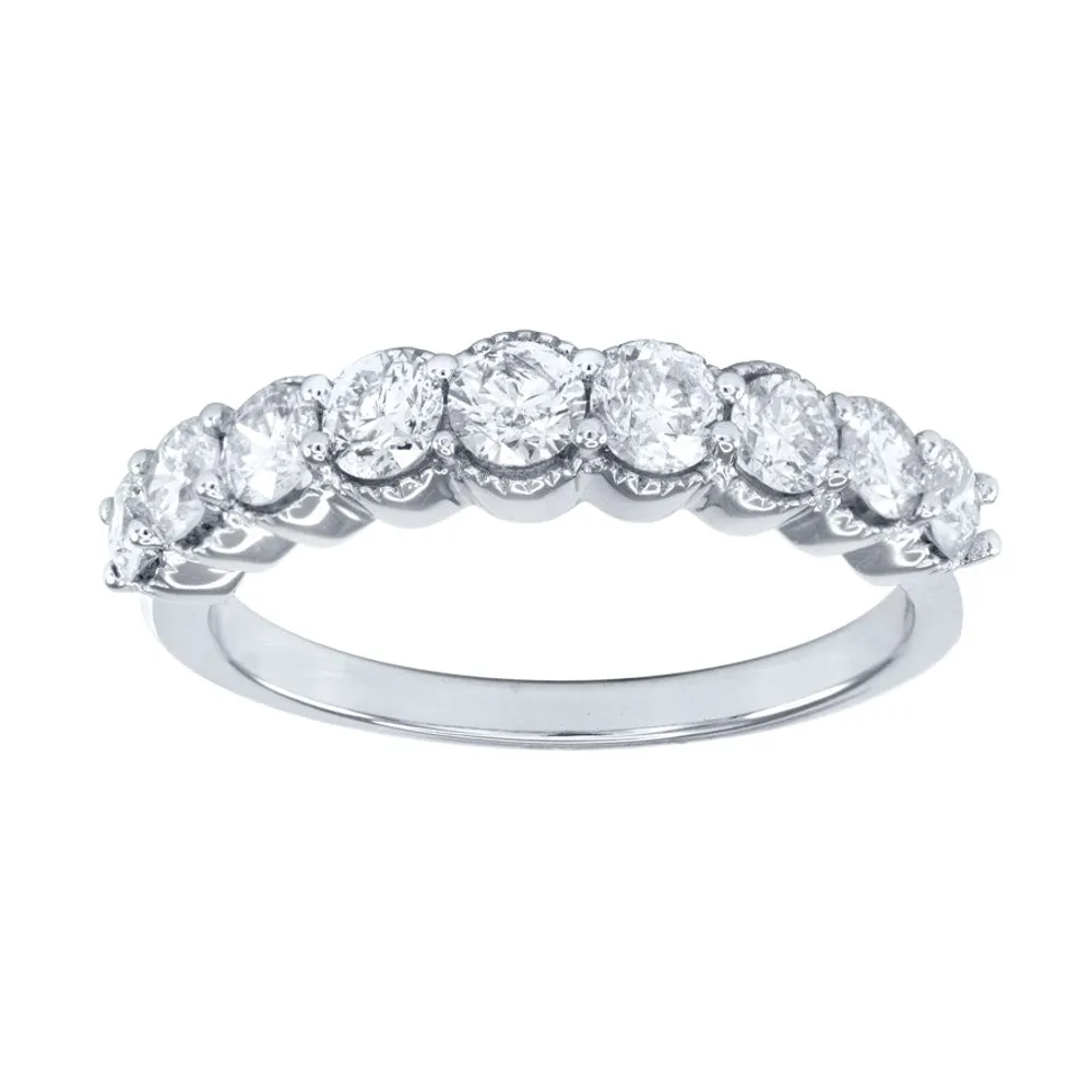 Diamond Anniversary Band 14K White Gold (1.00 ct tw)