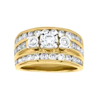 Diamond Dinner Ring 10K Gold (2.00 ct tw