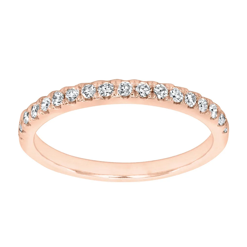 Matching Diamond Wedding Band 14K Rose Gold (0.20 ct tw)